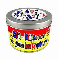 CUBI-DADOS DE FRASES: QUIEN, HACE Y QUE