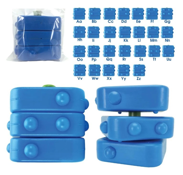 Cubo manitos de aprendizaje Braille