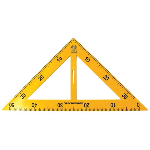 ESCUADRA PARA PIZARRON BARRILITO 45 GRADOS