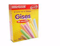 GISES DE COLORES VINCI C/12 GISES DIFERENTES COLORES