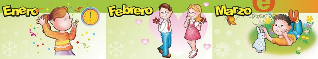 CENEFA DECORATIVA MESES DEL AÑO