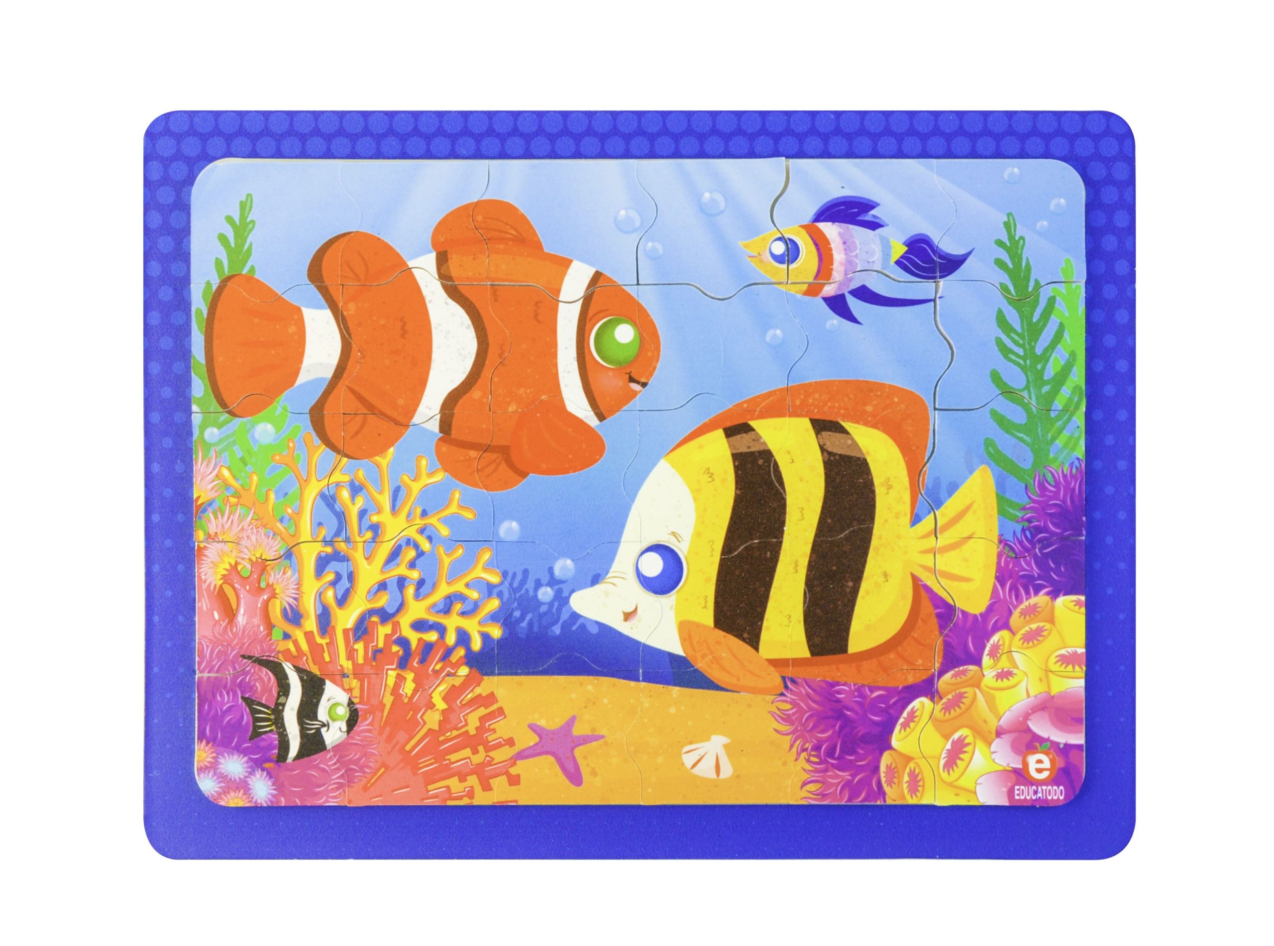 ROMPECABEZAS EL ACUARIO C/M GDE. 28 X 21 CM