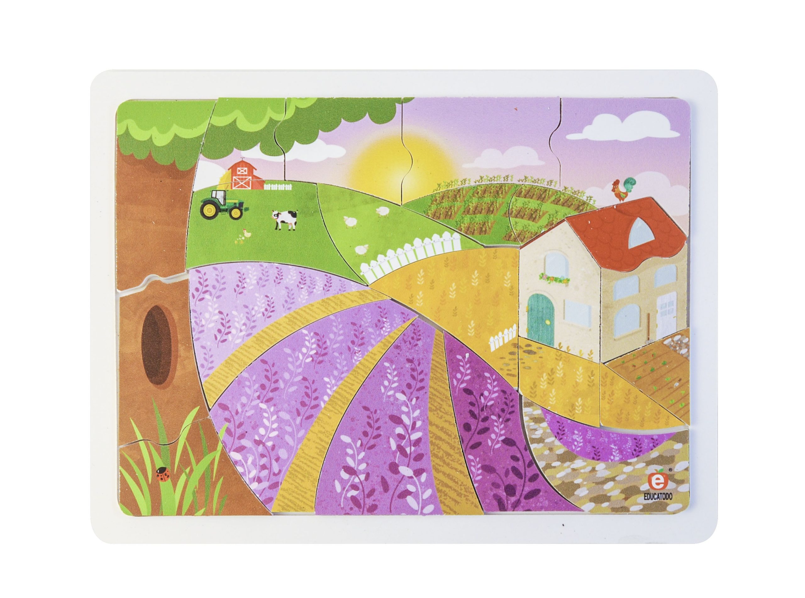 ROMPECABEZAS EL CAMPO C/M GDE. 28 X 21 CM