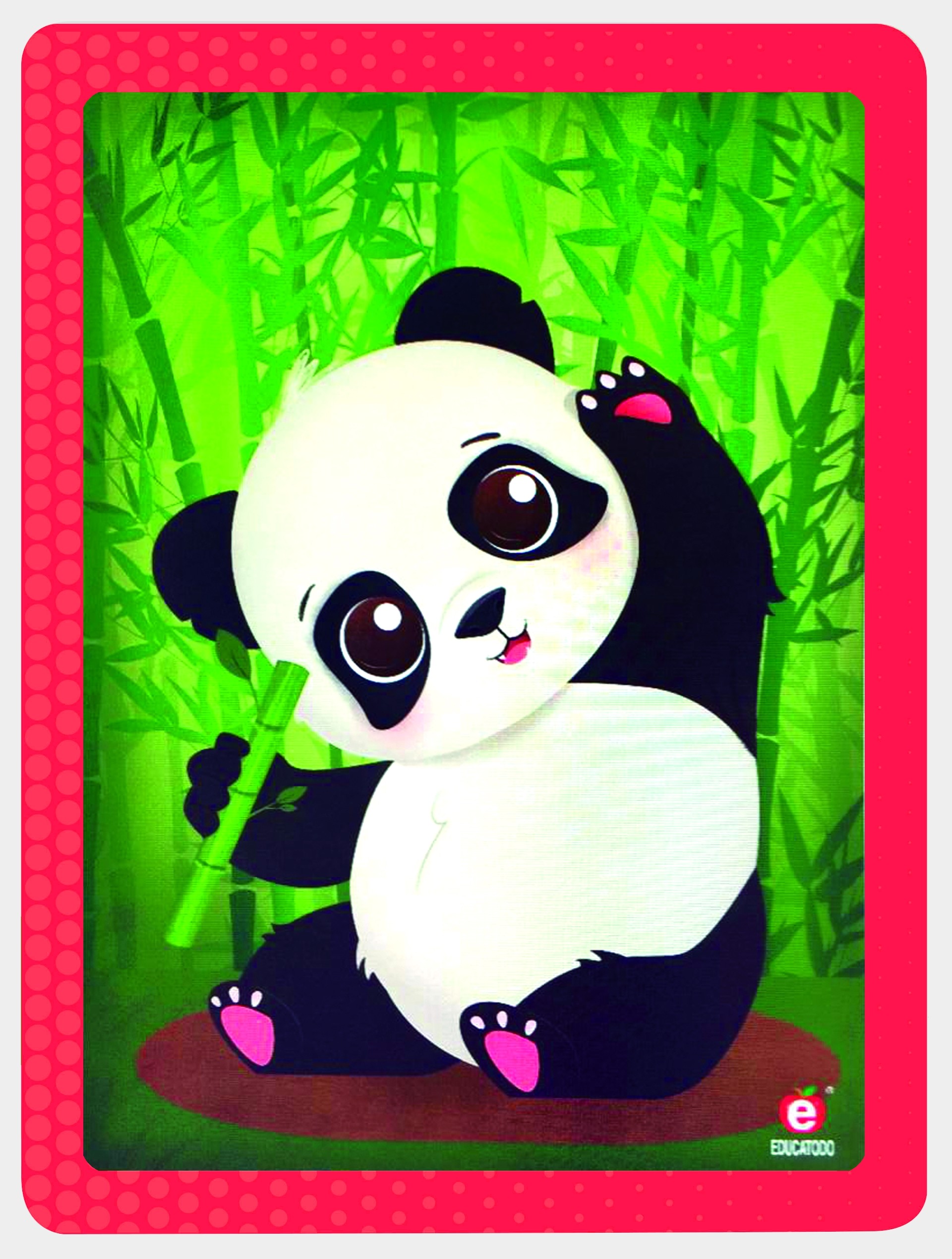 ROMPECABEZAS EL OSO PANDA C/M GDE. 28 X 21 CM