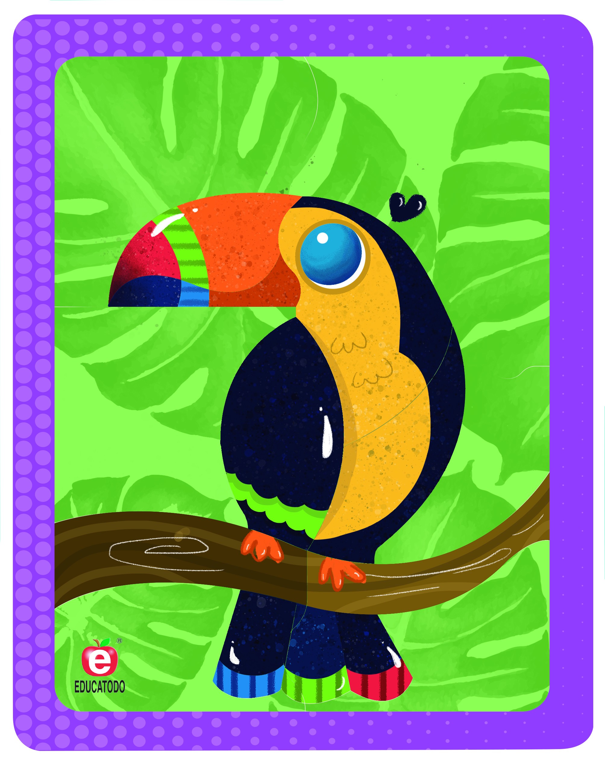 ROMPECABEZAS EL TUCAN C/M CH.21.5 X 17 CM