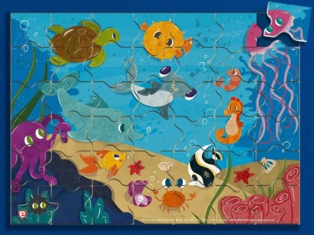 Rompecabezas Iq+ Animales del Mar