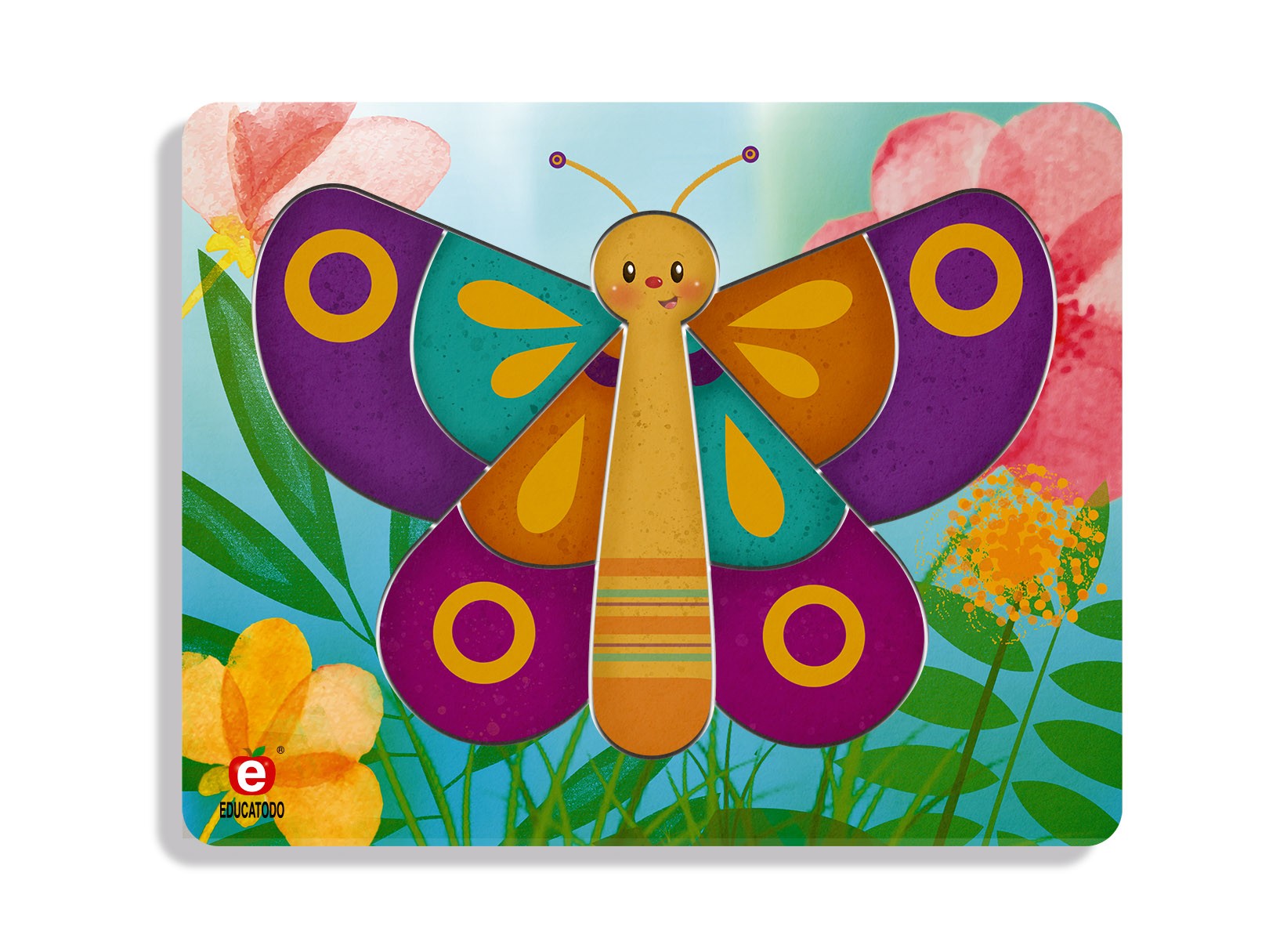 ROMPECABEZAS LA MARIPOSA 21.5 X 17 CM