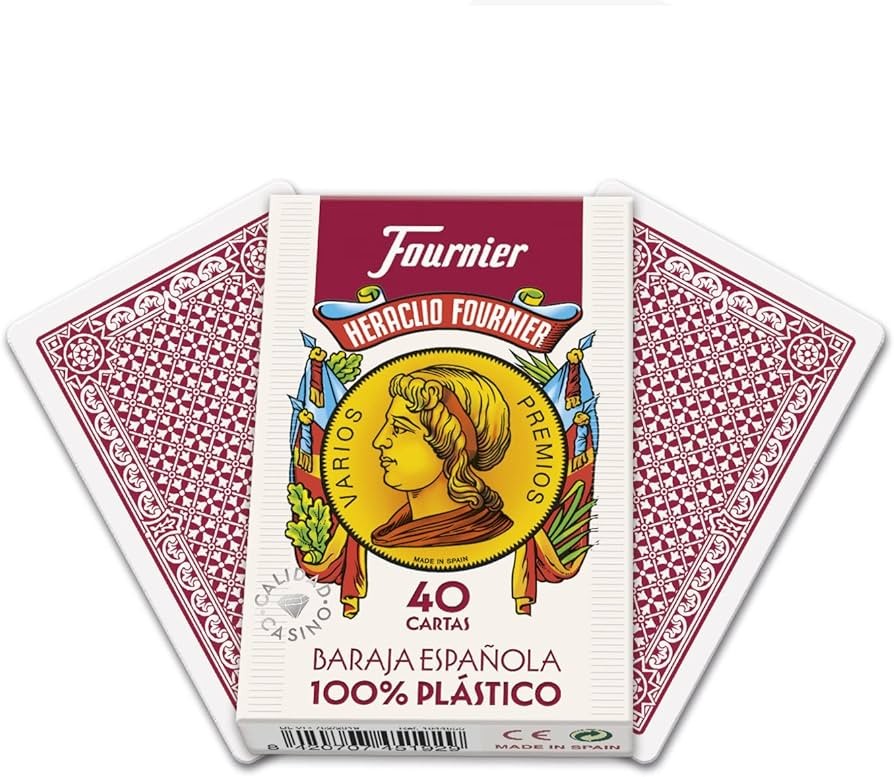 BARAJA ESPAÑOLA FOURNIER, 100% PLÁSTICO, CAJA CARTÓN