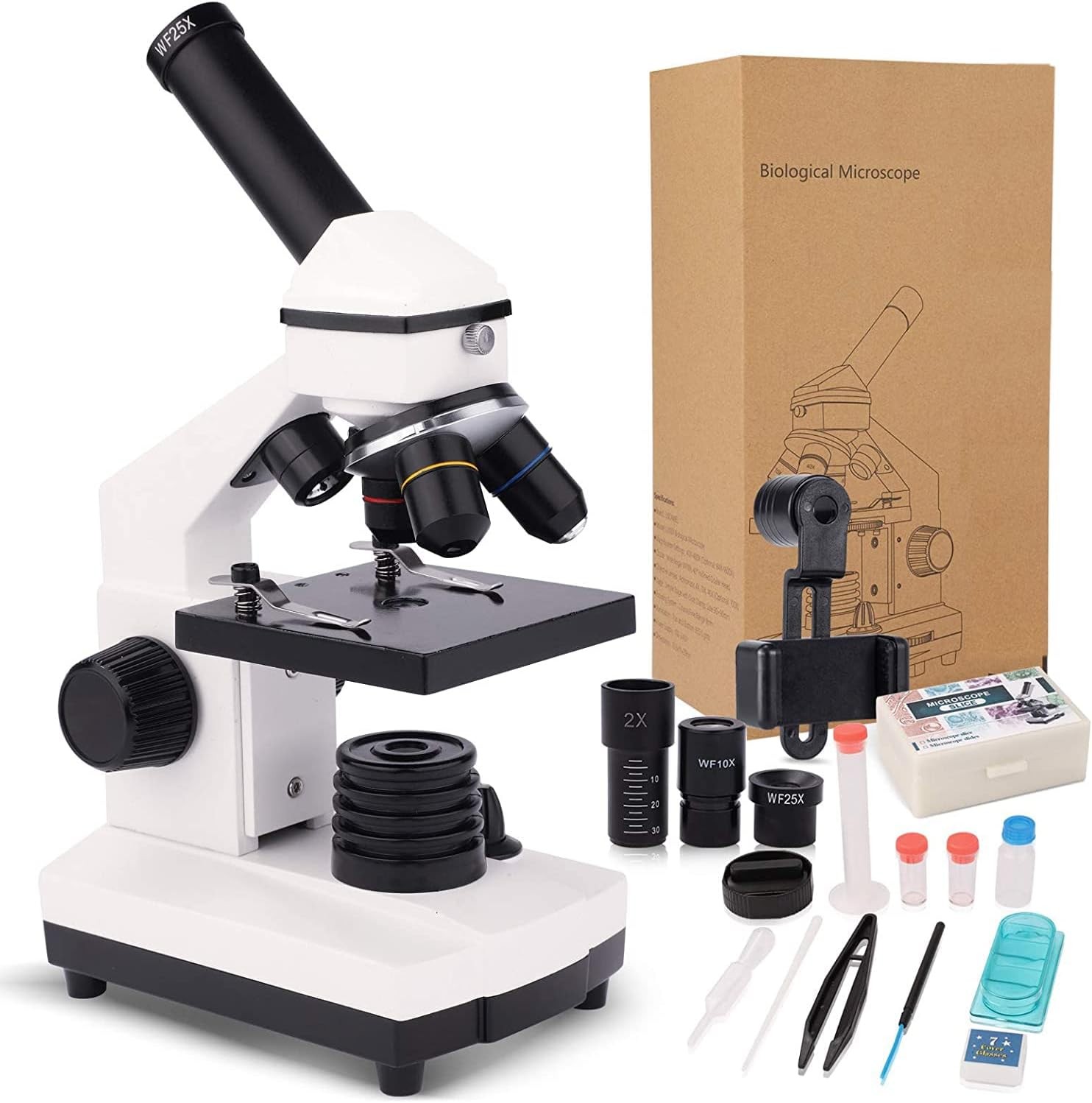 Microscopio, monocular compuesto
