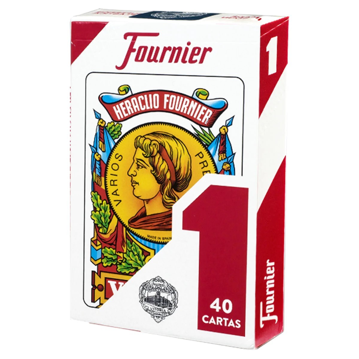 BARAJA ESPAÑOLA FOURNIER, CAJA CARTÓN