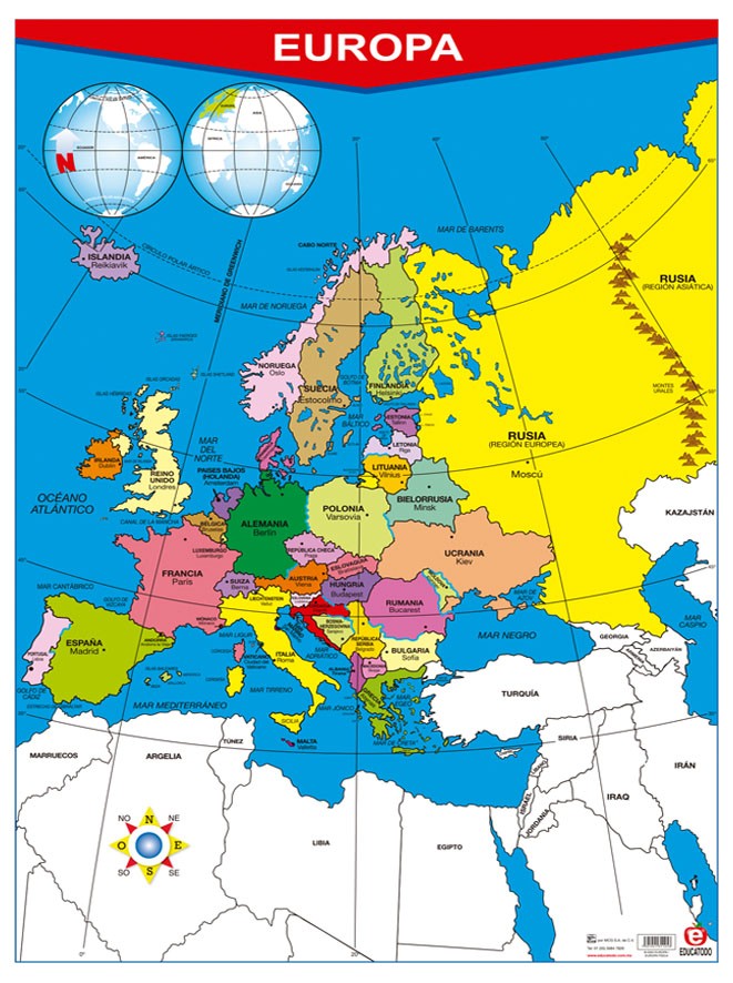 POSTER EUROPA / EUROPA FISICA
