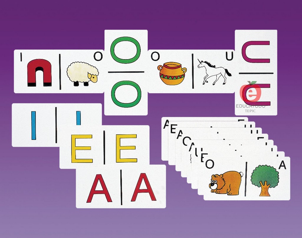 DOMINO GIGANTE DE VOCALES