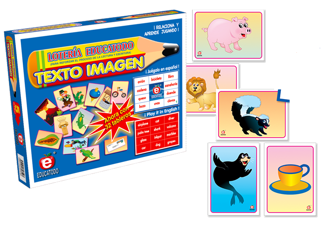 LOTERIA EDUCATODO TEXTO IMAGEN