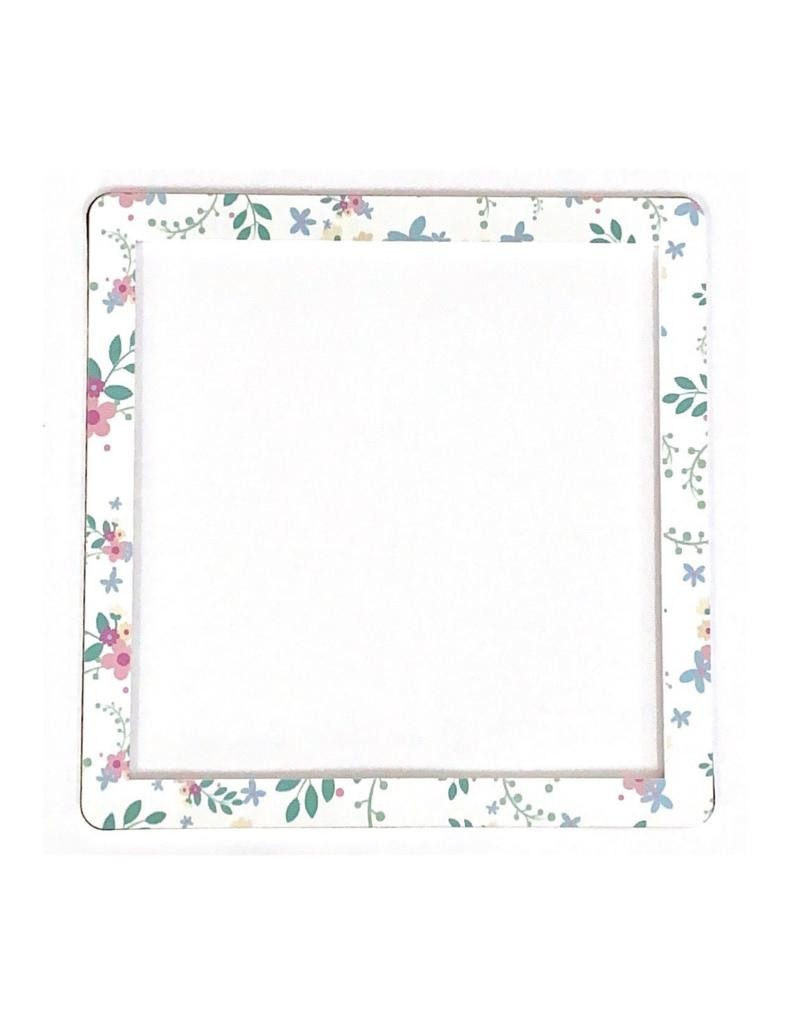 MARCO PARA SELFIE LINEAS VERDES 20 X 20 CM