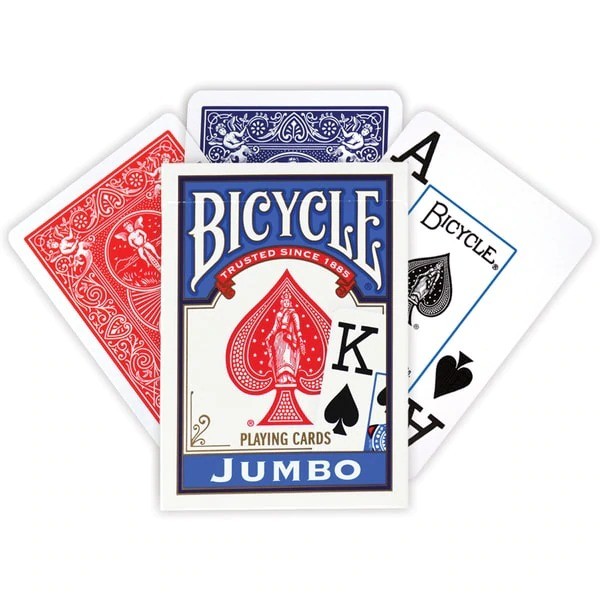 BARAJA POKER BICYCLE JUMBO, CAJA CARTÓN
