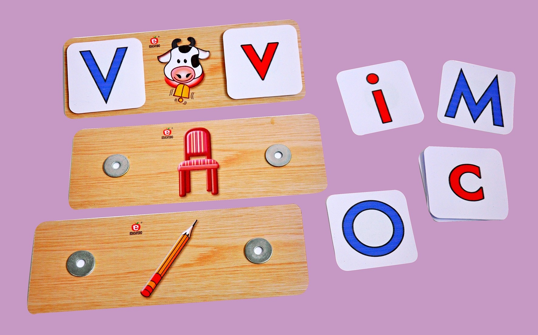 TABLILLAS MAGNETICAS ABECEDARIO DE ASOCIACION