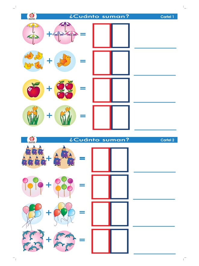 CROMOS PARA ESCRIMAN MATEMATICAS 7 PIEZAS (F Y V)