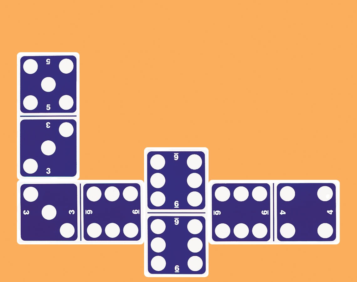 DOMINO GIGANTE CONVENCIONAL CON NUMEROS
