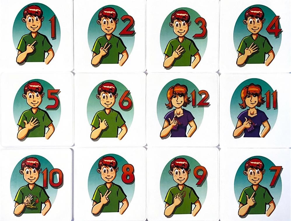 FLASH CARDS DE NUMEROS LSM