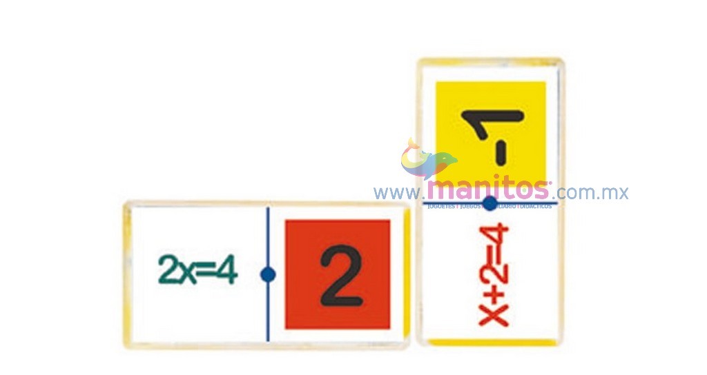 H DOMINO JR. ALGEBRAICO CON 28 FICHAS