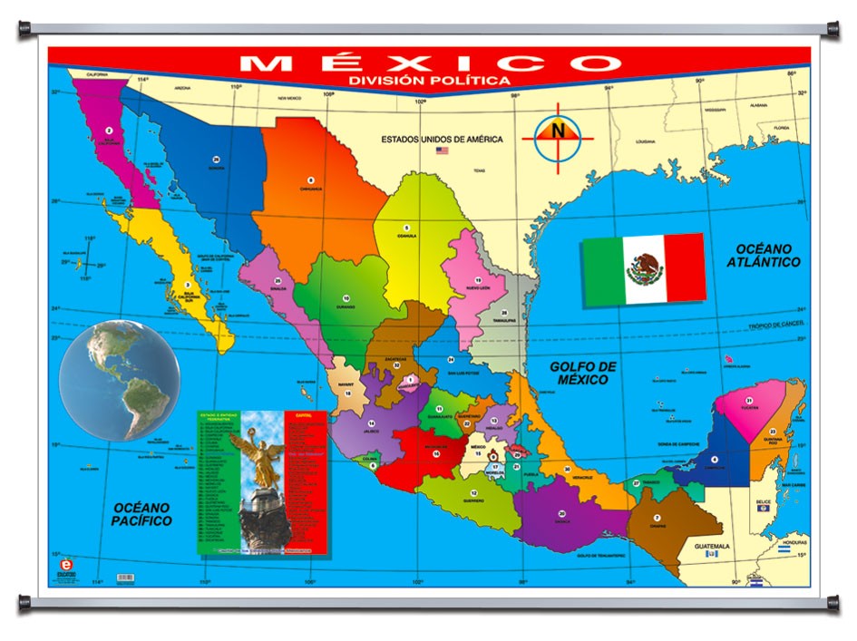 MEGAPOSTER MEXICO C/B 100 X 133 CMS Descontinuado
