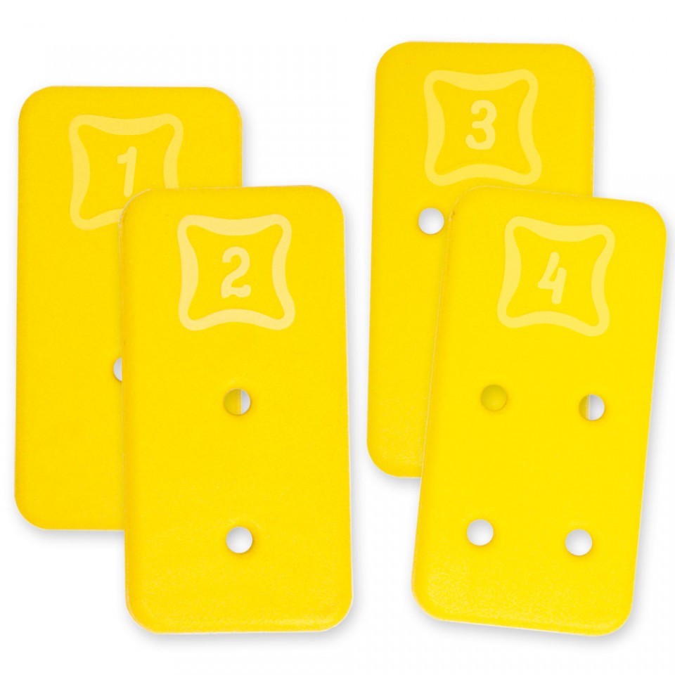 H PLANTILLAS NUMERICAS CON 10 PZAS.