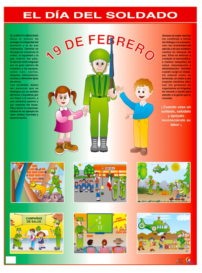 POSTER EL DIA DEL SOLDADO