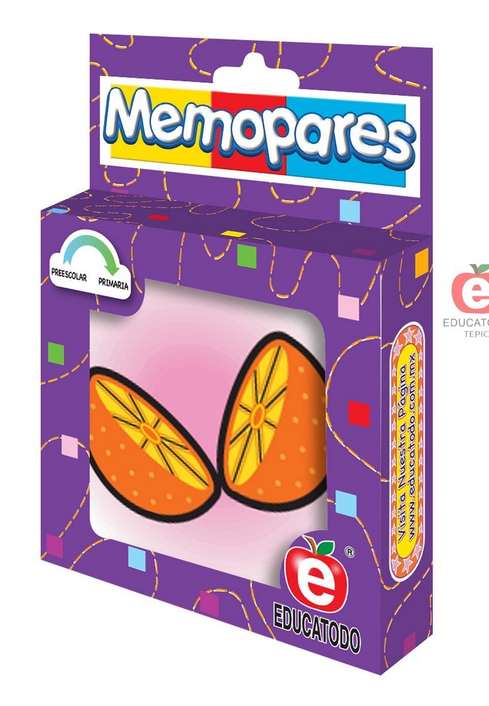 MEMOPARES FRACCIONES CON FRUTAS