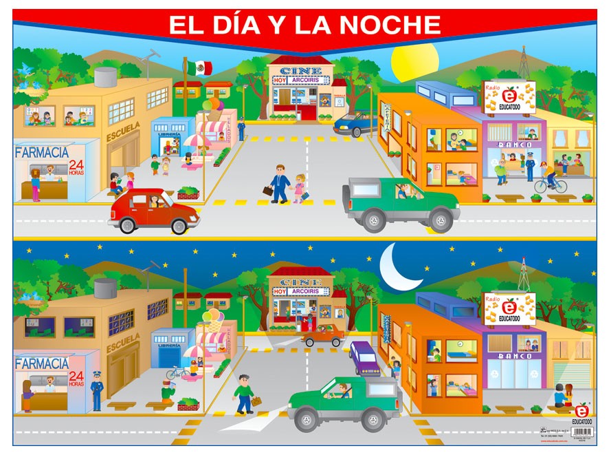 POSTER EL DIA Y LA NOCHE
