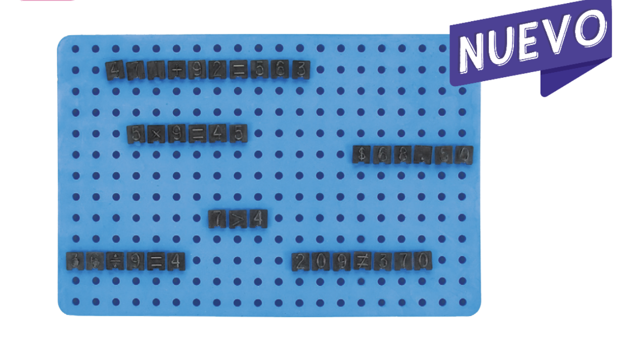 TAPETE MATEMATICO PARA INVIDENTES