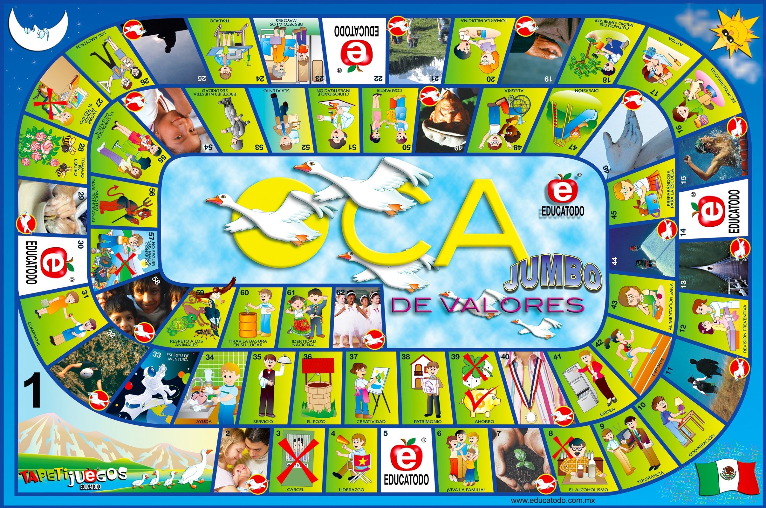 OCA DIVERTIDA JUMBO 70 X 50 CM