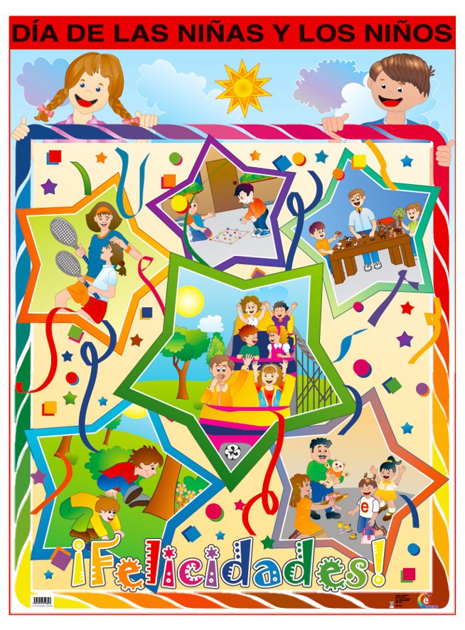 POSTER DIA DE LAS NIÑAS Y LOS NIÑOS
