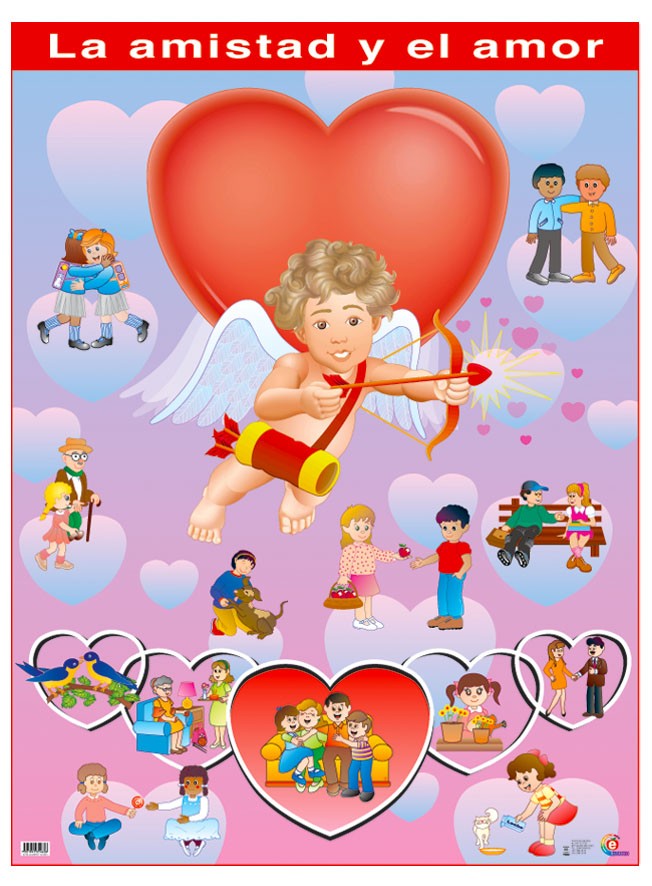 POSTER LA AMISTAD Y EL AMOR