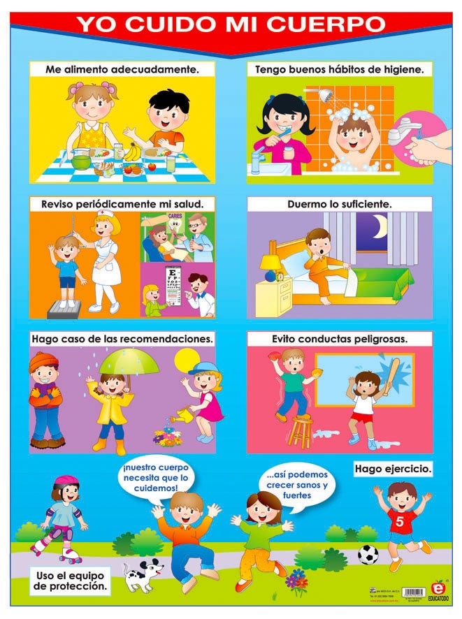 POSTER YO CUIDO MI CUERPO C/B