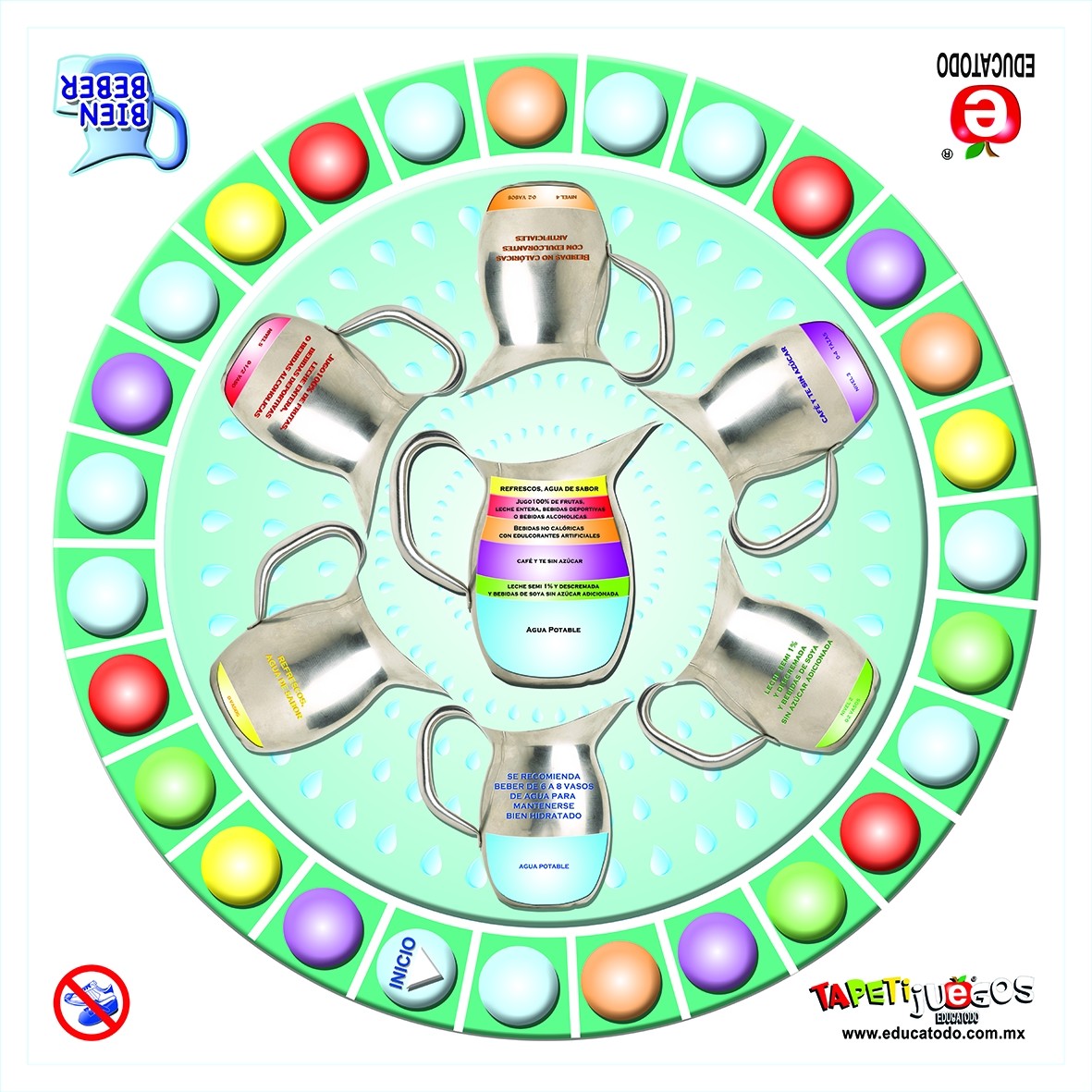 TAPETIJUEGO JARRA DEL BIEN BEBER 3 X 3 M