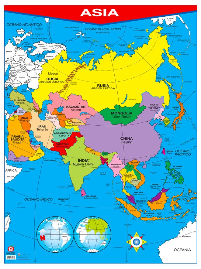 POSTER ASIA / ASIA FISICA C/B