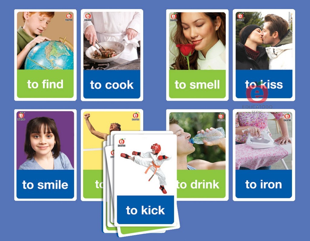 FLASH CARDS REGULAR AND IRREGULAR VERBS