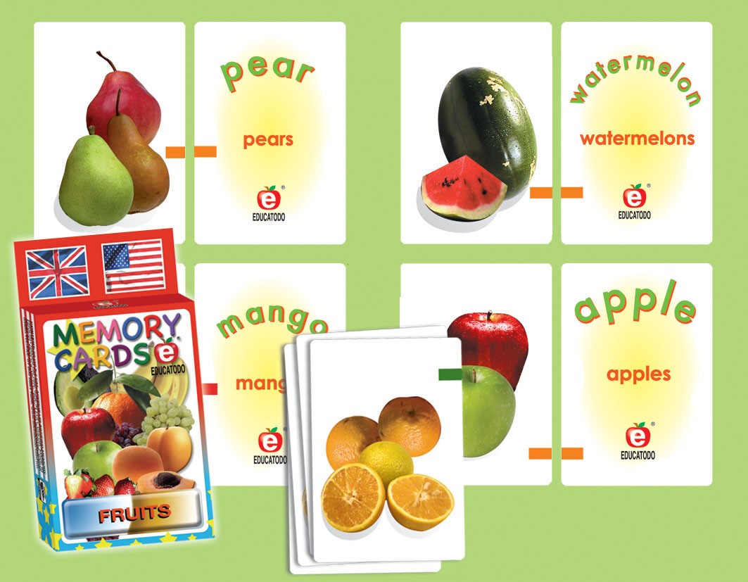 MEMORY CARDS FRUITS