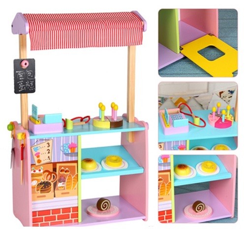 TIENDA DE PASTELES ROSA C/ ACCESORIOS